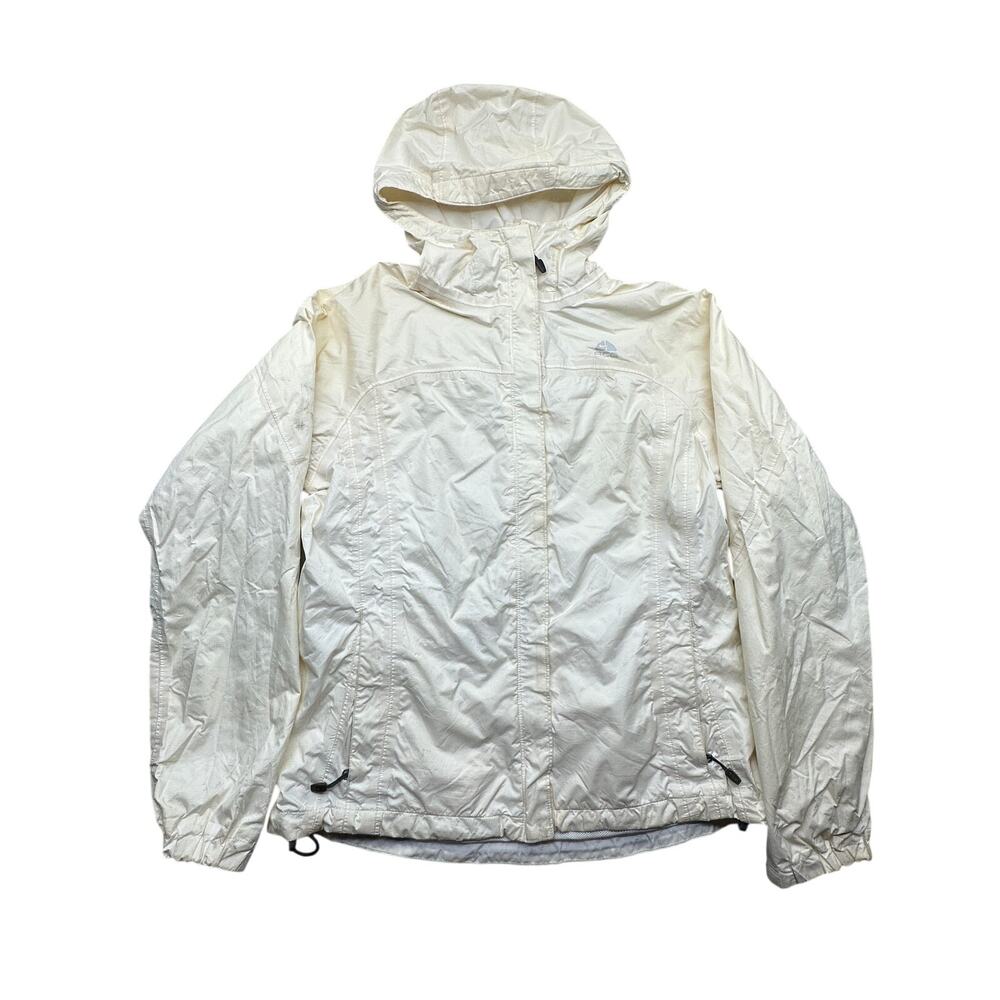 Vintage Nike ACG 3 Fit Storm Windbreaker Shell Jacket Mens Medium White Hooded